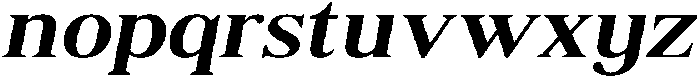 Shequan MedSemExpIta otf (400) Font LOWERCASE