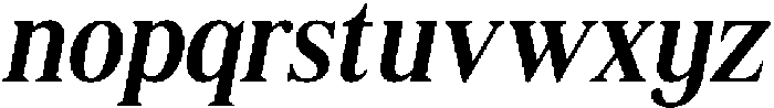 Shequan MedSemiCondIta otf (400) Font LOWERCASE