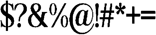 Shequan MediumCondensed otf (500) Font OTHER CHARS