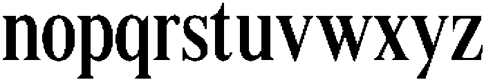 Shequan MediumCondensed otf (500) Font LOWERCASE