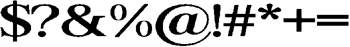 Shequan MediumExpanded otf (500) Font OTHER CHARS