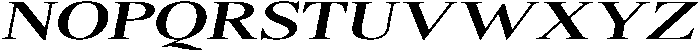 Shequan MediumExpandedItalic otf (500) Font UPPERCASE