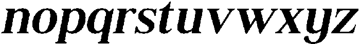 Shequan MediumItalic otf (500) Font LOWERCASE