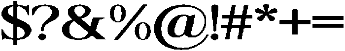 Shequan MediumSemiExpanded otf (500) Font OTHER CHARS