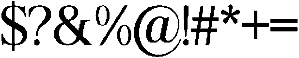 Shequan SemiCondensed otf (400) Font OTHER CHARS