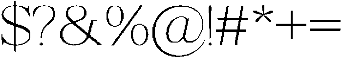 Shequan Thin otf (100) Font OTHER CHARS