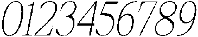 Shequan ThinCondensedItalic otf (100) Font OTHER CHARS