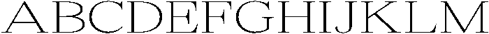 Shequan ThinExpanded otf (100) Font UPPERCASE