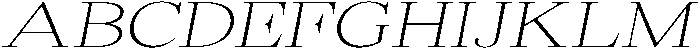 Shequan ThinExpandedItalic otf (100) Font