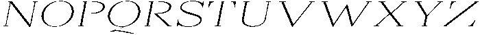 Shequan ThinExpandedItalic otf (100) Font UPPERCASE