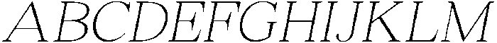 Shequan ThinItalic otf (100) Font UPPERCASE