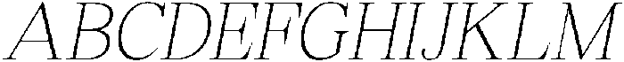 Shequan ThinSemiCondIta otf (100) Font