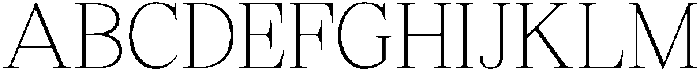 Shequan ThinSemiCondensed otf (100) Font UPPERCASE