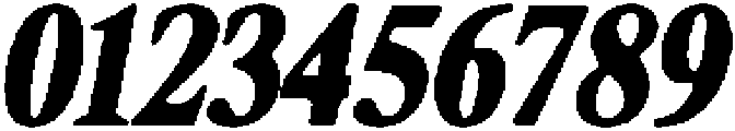 ShequanSoft BlackCondIta otf (900) Font OTHER CHARS