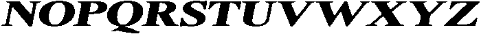 ShequanSoft BlackExpIta otf (900) Font UPPERCASE
