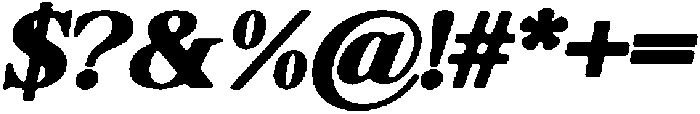 ShequanSoft BlackItalic otf (900) Font OTHER CHARS