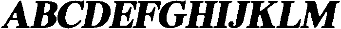 ShequanSoft BlackSemCondIta otf (900) Font UPPERCASE