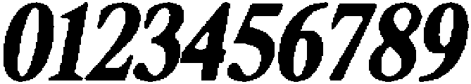 ShequanSoft BoldCondIta otf (700) Font OTHER CHARS