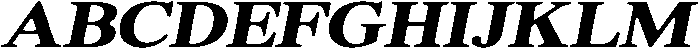 ShequanSoft BoldSemExpIta otf (700) Font UPPERCASE