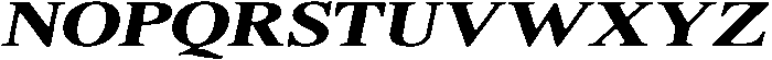 ShequanSoft BoldSemExpIta otf (700) Font UPPERCASE
