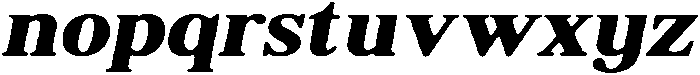 ShequanSoft BoldSemExpIta otf (700) Font LOWERCASE