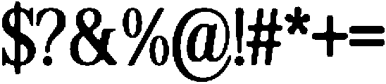 ShequanSoft Condensed otf (400) Font OTHER CHARS