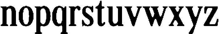 ShequanSoft Condensed otf (400) Font LOWERCASE