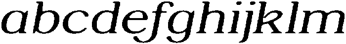 ShequanSoft ExtLtExpIta otf (400) FONT