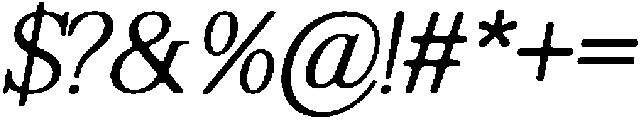 ShequanSoft ExtLtSemCondIta otf (400) Font OTHER CHARS