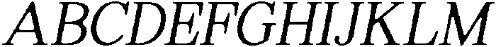 ShequanSoft ExtLtSemCondIta otf (400) Font UPPERCASE