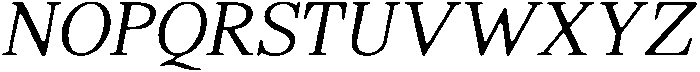 ShequanSoft ExtLtSemCondIta otf (400) Font UPPERCASE