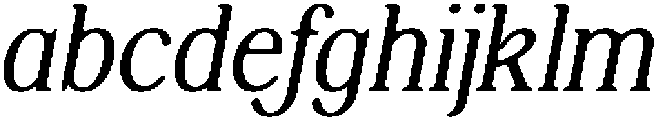 ShequanSoft ExtLtSemCondIta otf (400) FONT