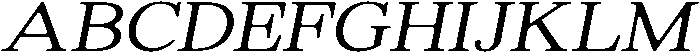 ShequanSoft ExtLtSemExpIta otf (400) Font UPPERCASE