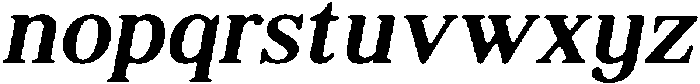 ShequanSoft-Italic otf (400) Font LOWERCASE