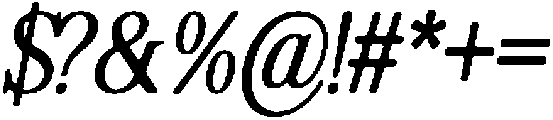ShequanSoft LightCondIta otf (300) Font OTHER CHARS
