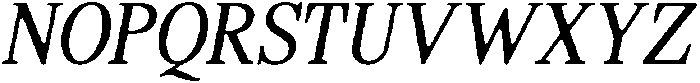ShequanSoft LightCondIta otf (300) Font UPPERCASE