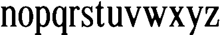 ShequanSoft LightCondensed otf (300) Font LOWERCASE