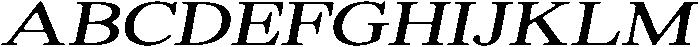 ShequanSoft LightExpIta otf (300) Font UPPERCASE
