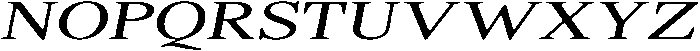 ShequanSoft LightExpIta otf (300) Font UPPERCASE