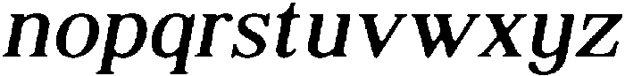 ShequanSoft LightItalic otf (300) Font LOWERCASE