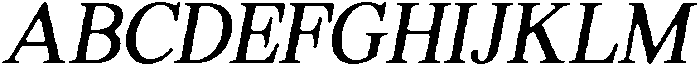 ShequanSoft LightSemCondIta otf (300) Font UPPERCASE