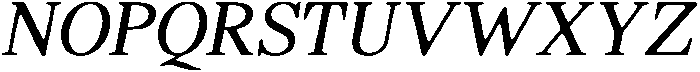 ShequanSoft LightSemCondIta otf (300) Font UPPERCASE