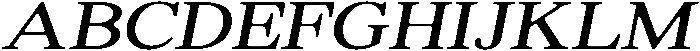 ShequanSoft LightSemExpIta otf (300) Font UPPERCASE