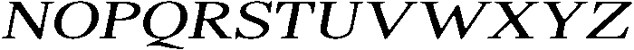 ShequanSoft LightSemExpIta otf (300) Font UPPERCASE