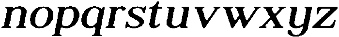 ShequanSoft LightSemExpIta otf (300) Font LOWERCASE