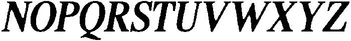 ShequanSoft MedCondIta otf (500) Font UPPERCASE