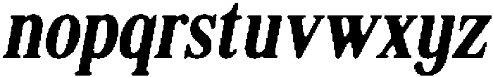 ShequanSoft MedCondIta otf (500) Font LOWERCASE