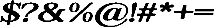 ShequanSoft MedExpIta otf (500) Font OTHER CHARS