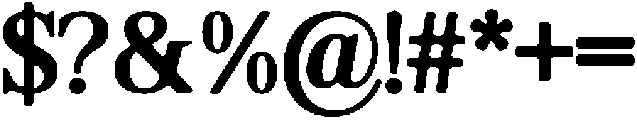 ShequanSoft MedSemCond otf (500) Font OTHER CHARS