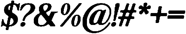 ShequanSoft MedSemCondIta otf (400) Font OTHER CHARS